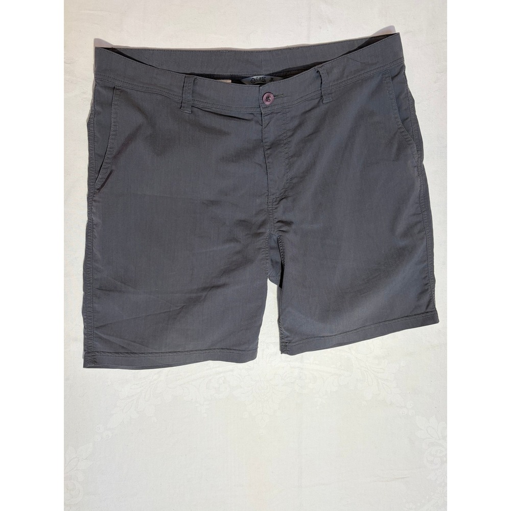 tasc Performance Mens Bamboo Viscose Stretch Shorts Charcoal Grey Size 38